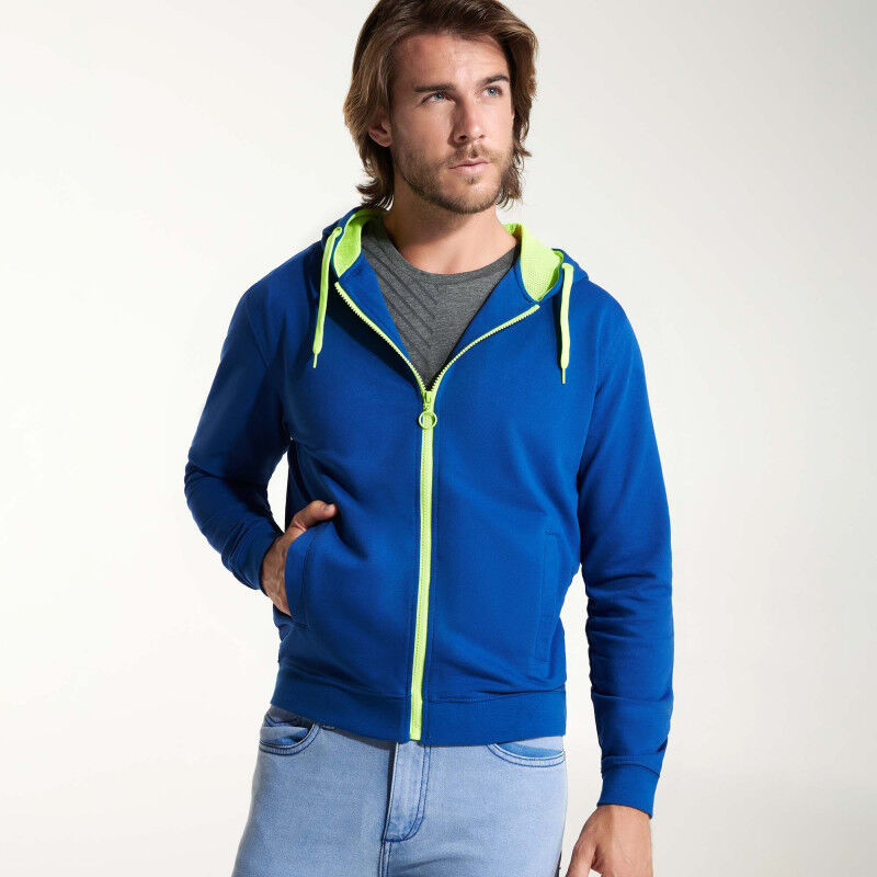 

Chaqueta de felpa no perchada con detalles FUJI SU1105 | S - Royal/Amarillo Fluor