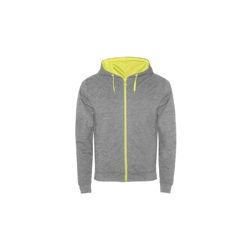 

Chaqueta de felpa no perchada con detalles FUJI SU1105 | S - Gris/Amarillo Fluor