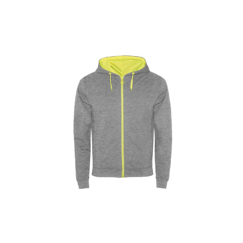 

Chaqueta de felpa no perchada con detalles FUJI SU1105 | L - Gris/Amarillo Fluor