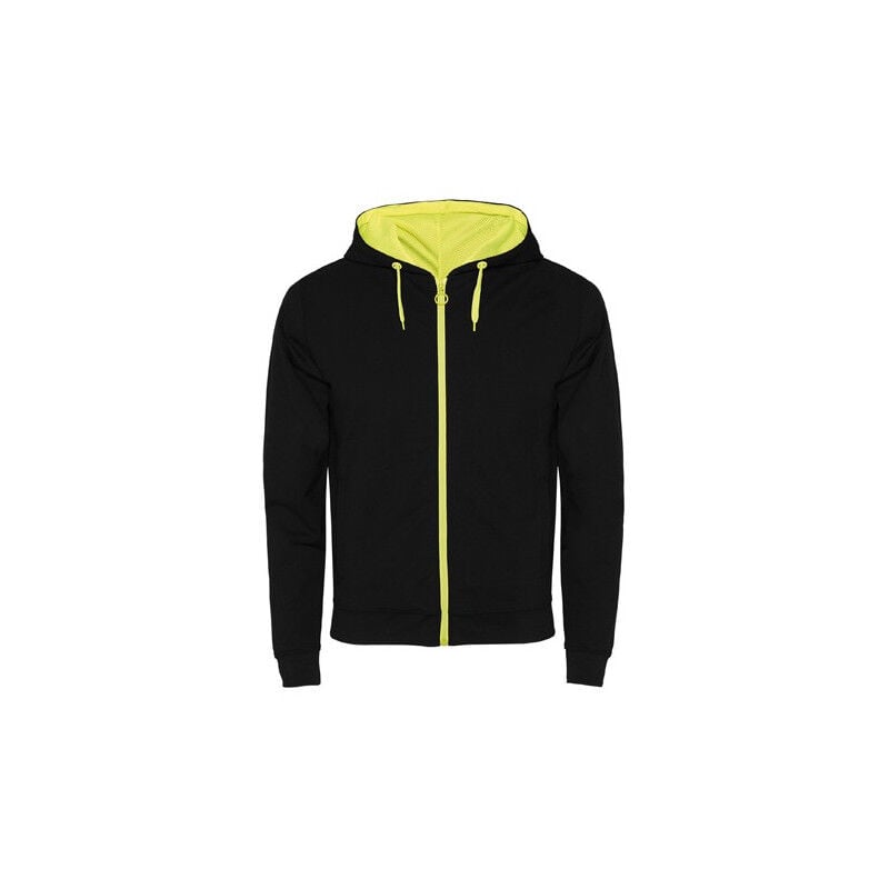 

Chaqueta de felpa no perchada con detalles FUJI SU1105 | M - Negro/Amarillo Fluor