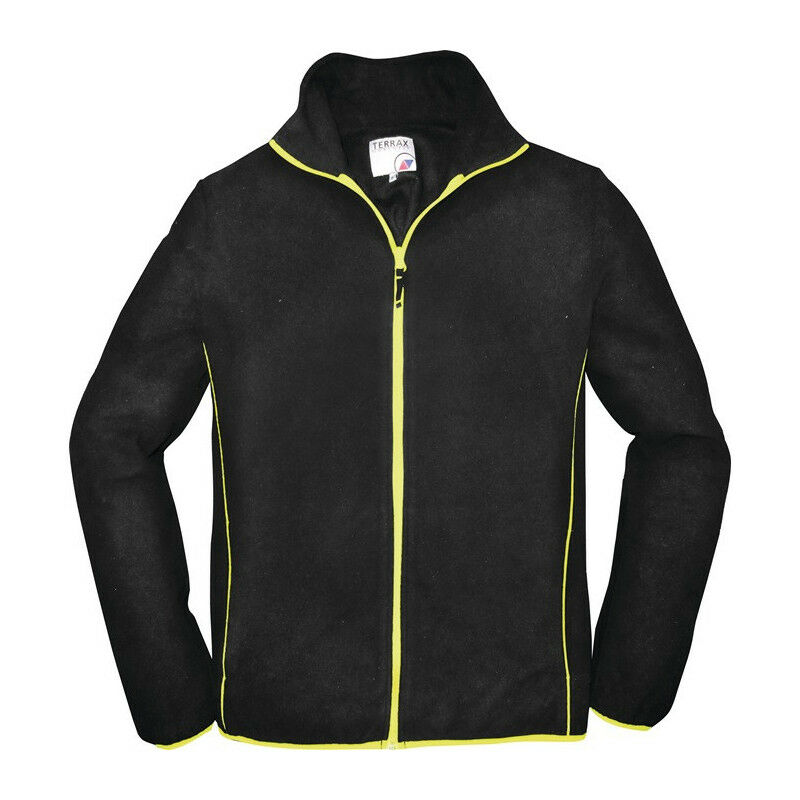 

Terrax - Chaqueta de forro polar para hombre talla L negro / lima