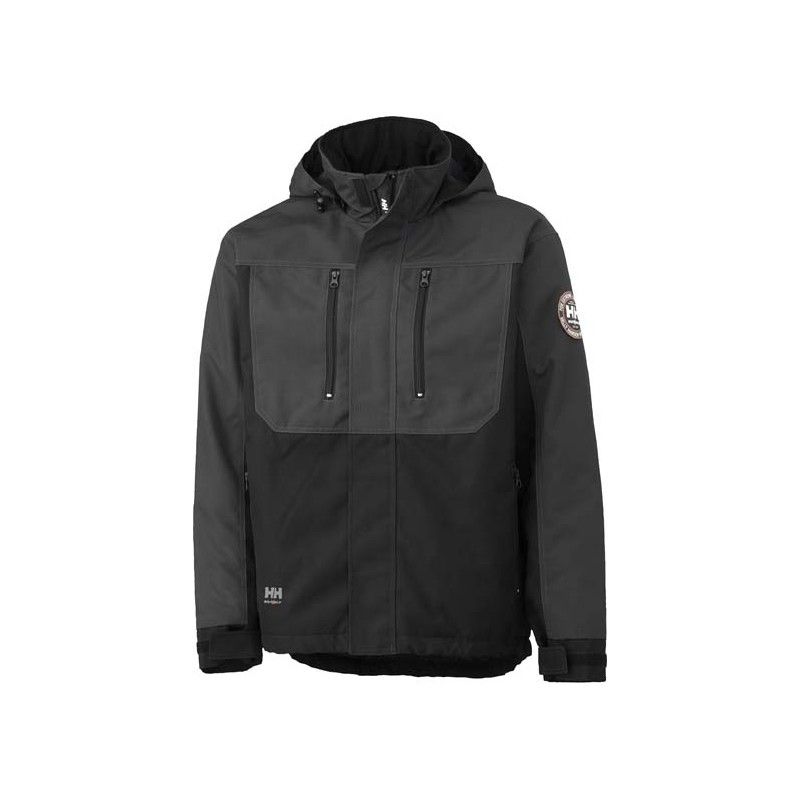 

Chaqueta de invierno BERG Helly Hansen Talla L, gris/negro