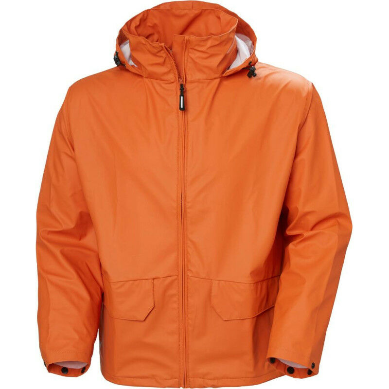 Helly Hansen - Chaqueta de lluvia voss.pu-stretchorange. Talla m