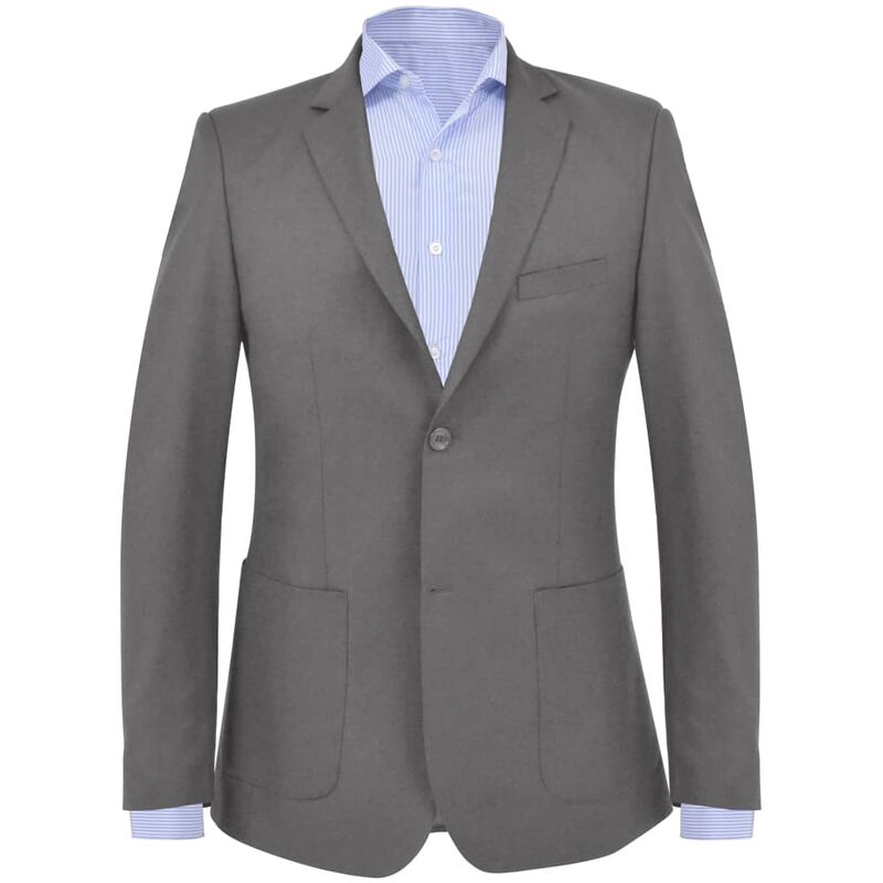 

Vidaxl - Chaqueta de negocios para hombre talla 46 gris antracita - Antracita