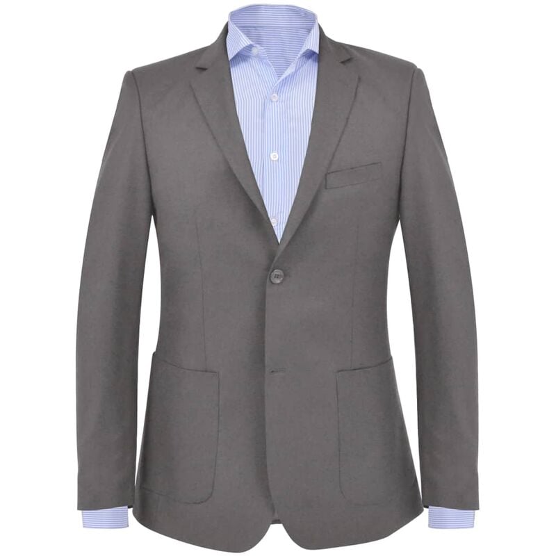 

Vidaxl - Chaqueta de negocios para hombre talla 48 gris antracita - Antracita