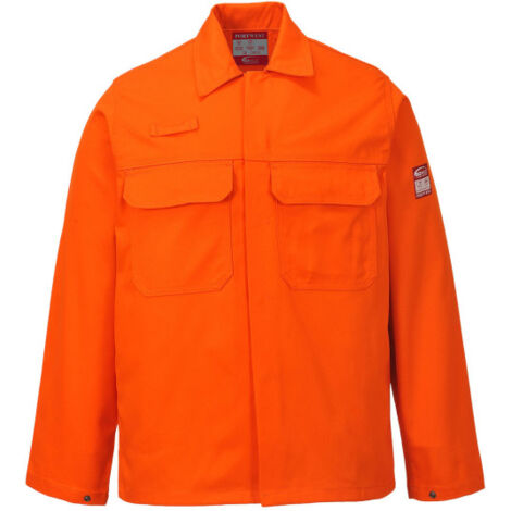 Chaqueta de protección a carga electrostática Bizweld BIZ2 S Naranja