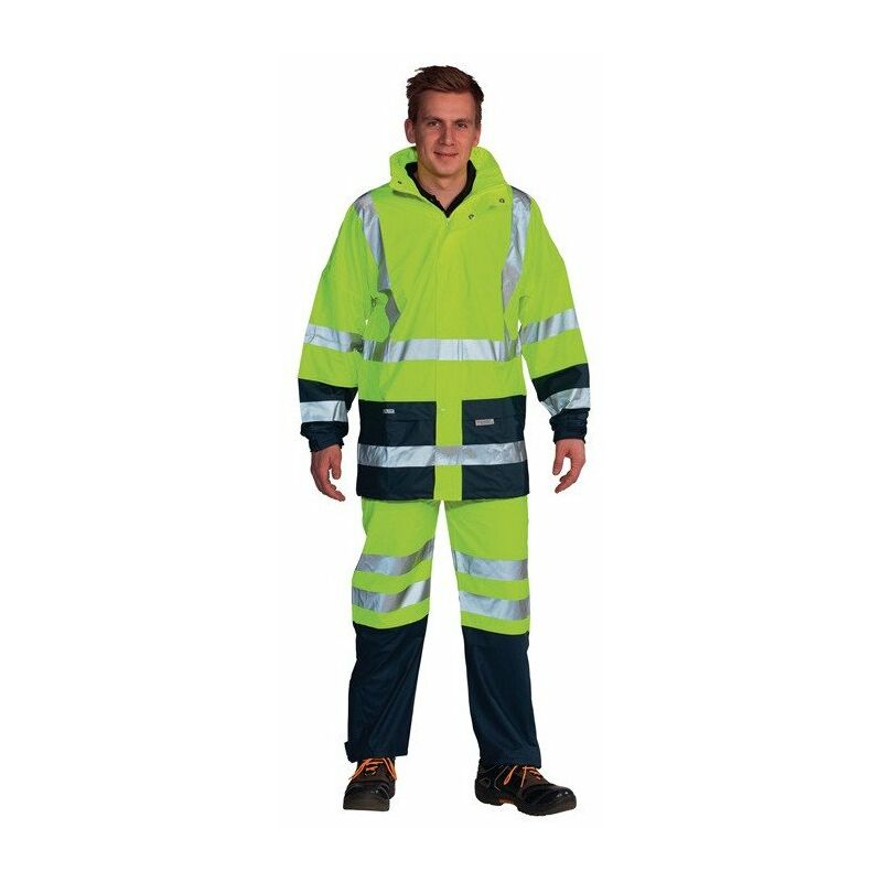 

Ocean - Chubasquero de alta visibilidad HIGH-VIS talla XXXL amarillo / marino
