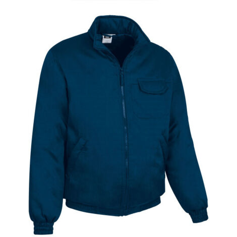 Chaqueta de trabajo acolchada con tres bolsillos, azul y negro, en tejido sarga resistente con retención térmica STEEL XL Azul marino orión