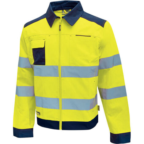 Chaqueta de trabajo de alta visibilidad GLARE - Amarillo fluorescente L
