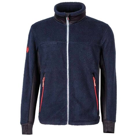 Chaqueta de trabajo de forro polar con cremallera BARK - Azul 3XL