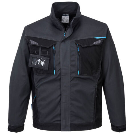 Chaqueta de trabajo en polialgodón anti abrasión WX3 T703 M Gris metálico