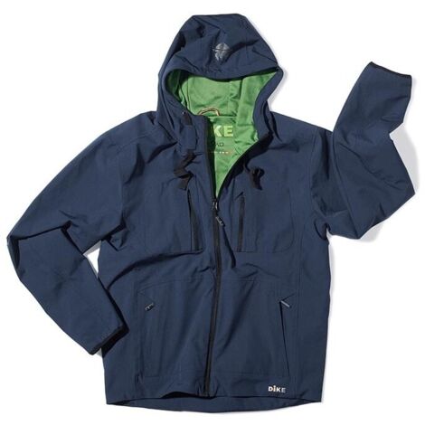 Chaqueta de trabajo modelo Goodwin con capucha de poliéster y elastano repelente al agua en varios colores DIKE XL Polvo