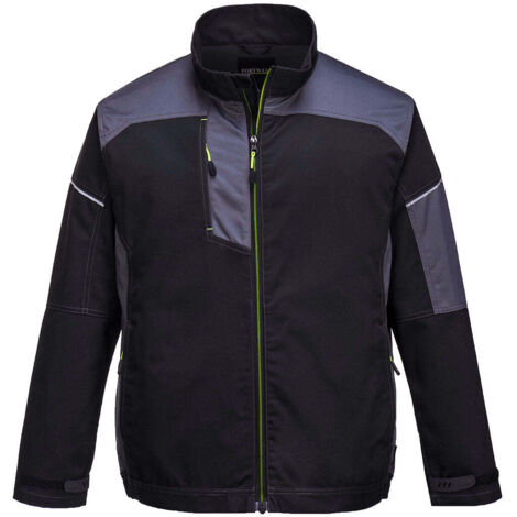 Chaqueta de Trabajo PW3 - Comodidad y Estilo / Negro Gris / L