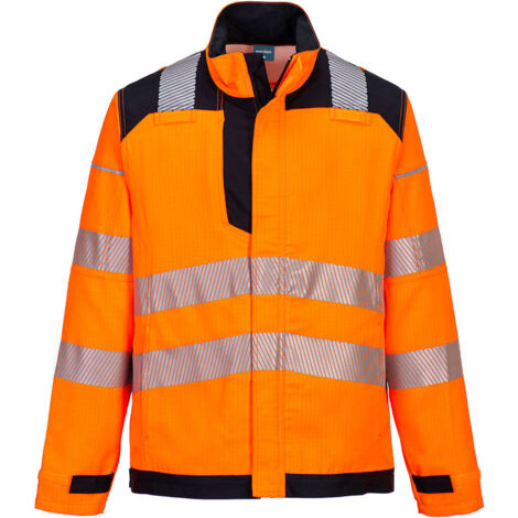 Chaqueta de trabajo PW3 FR HVO Naranja/Negro M