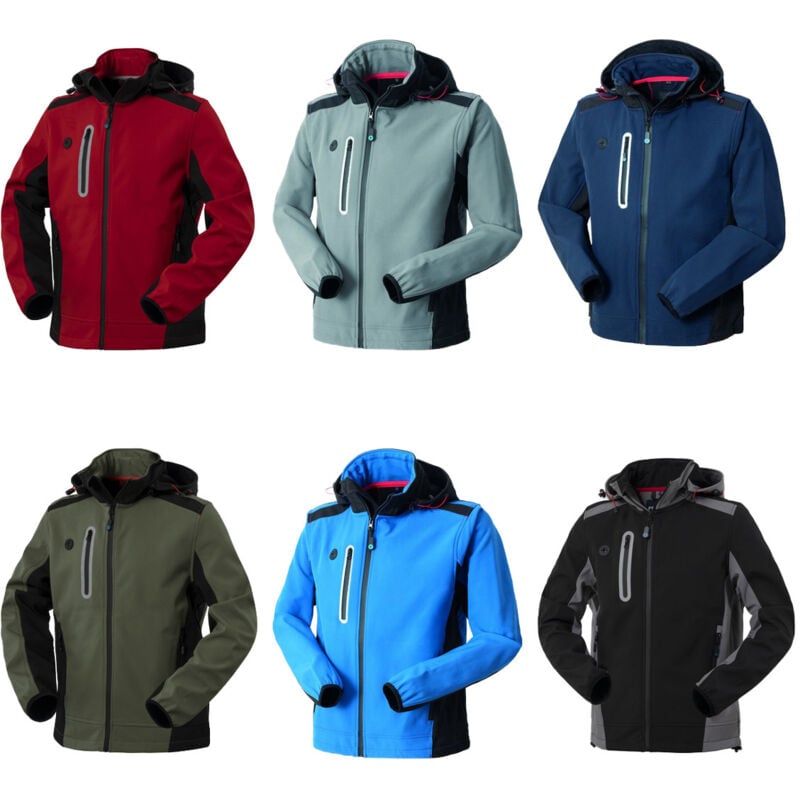 Chaqueta de trabajo Rossini Smarty softshell - XXXXL - Azul claro