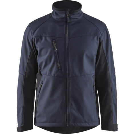 Chaqueta de trabajo softshell 4950 - Azul marino/Negro XL