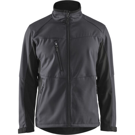 Chaqueta de trabajo softshell 4950 - Gris medio/Negro XXL