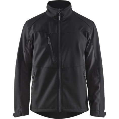 Chaqueta de trabajo softshell 4950 - Negro/Gris oscuro XL