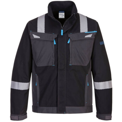 Chaqueta de trabajo WX3 resistente a la llama páneles elásticos FR602 XL Negro