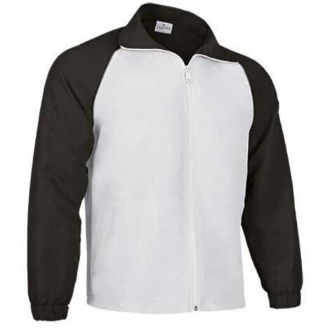 Chaqueta deportiva tipo chándal Match Point 3 niño Negro/Blanco/Gris
