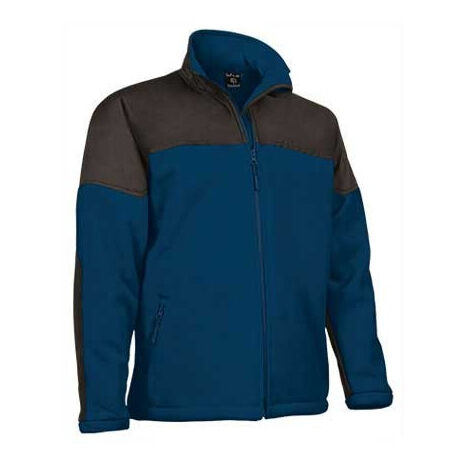 Chaqueta en tejido softshell combinada VALENTO Makalu 3 Azul marino orión / Negro