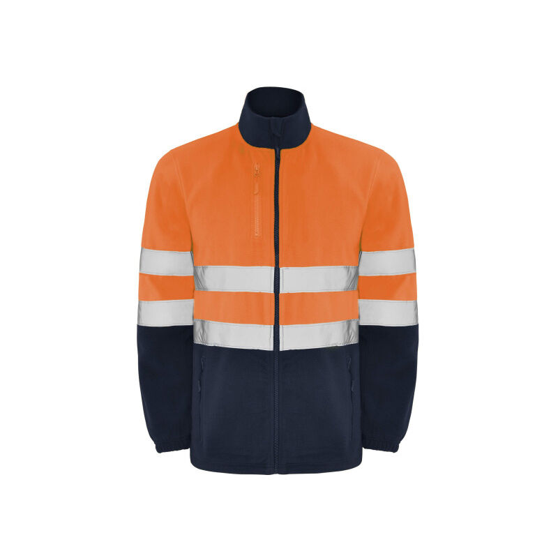 

Chaqueta estilo polar de alta visibilidad ALTAIR HV9305 | XL - Azul Marino/Naranja Fluor