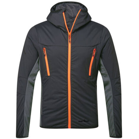 Chaqueta EV4 Insulated Hybrid con innovador panel ActiReach color a contraste EV470 L Gris metálico Altos