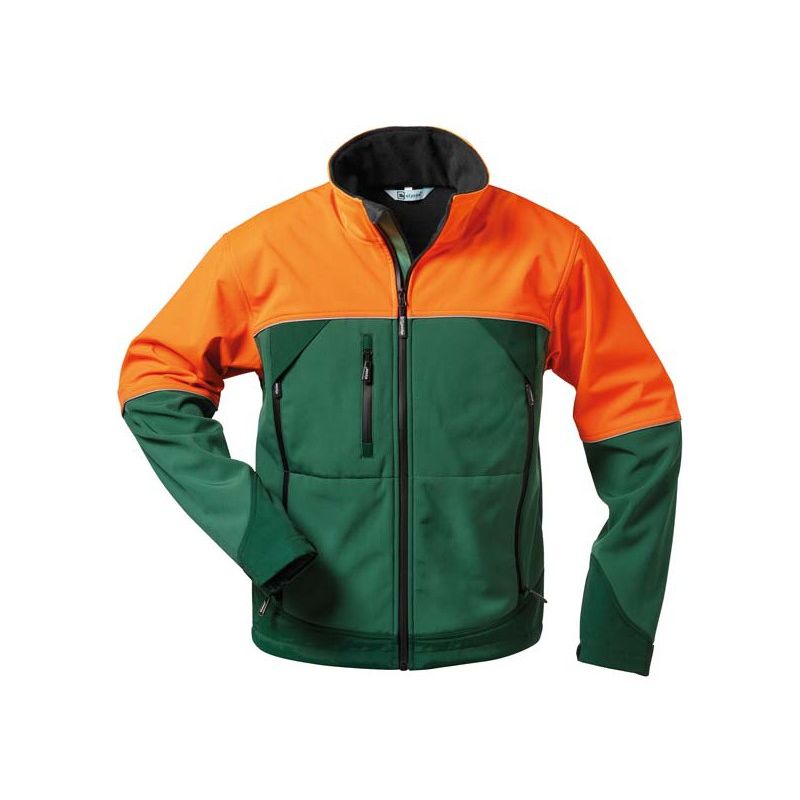 

Elysee - Chaqueta forestal Sanddorn, Softshell, Talla M,verde naranja