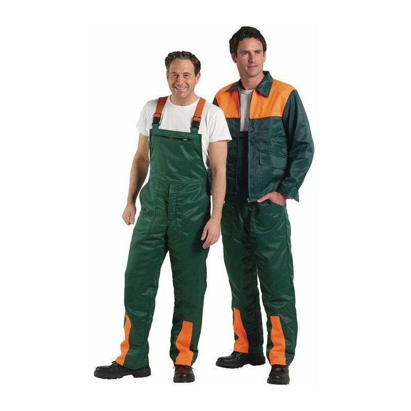 

Chaqueta forestal talla XL verde / naranja DIN EN 381 clase 1 ASATEX