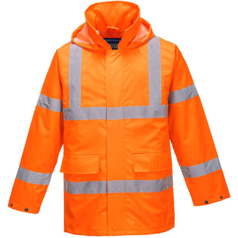 Chaqueta impermeable Lite Traffic Naranja M