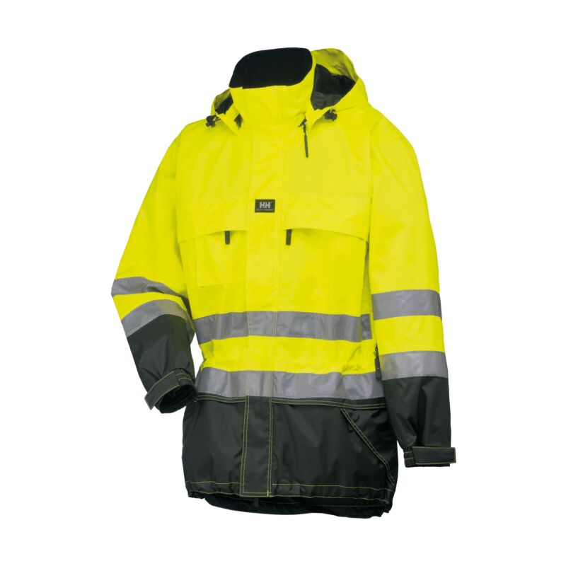 

Helly Hansen Workwear - Chaqueta impermeable transpirable Hi-Vis Potsdam Helly Hansen 71374 | M - Amarillo / Gris carbón