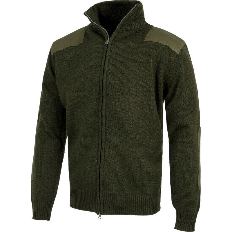 

Chaqueta de cuello alto en punto grueso S4500 | S - Verde Kaki - Workteam