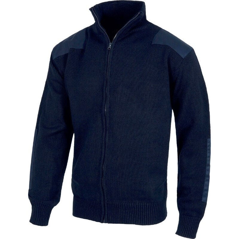 

Chaqueta de cuello alto en punto grueso S4500 | Azul marino - XL - Workteam