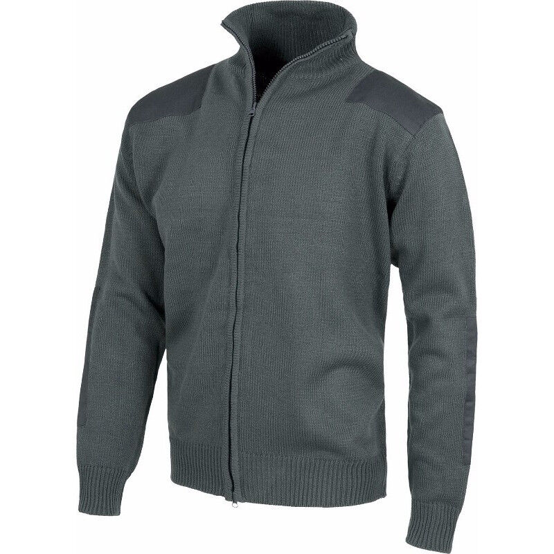 

Chaqueta de cuello alto en punto grueso S4500 | Gris - L - Workteam