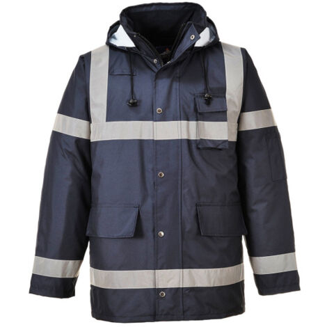 Chaqueta Iona Lite Traffic labores exteriores cintas reflectantes S433 4XL Azul Marino