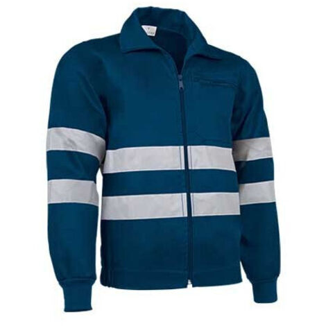 Chaqueta laboral retroreflectante de cuello alto Mirca M Azul Marino