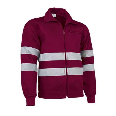 Chaqueta laboral retroreflectante de cuello alto VALENTO Mirca XL Granate caoba