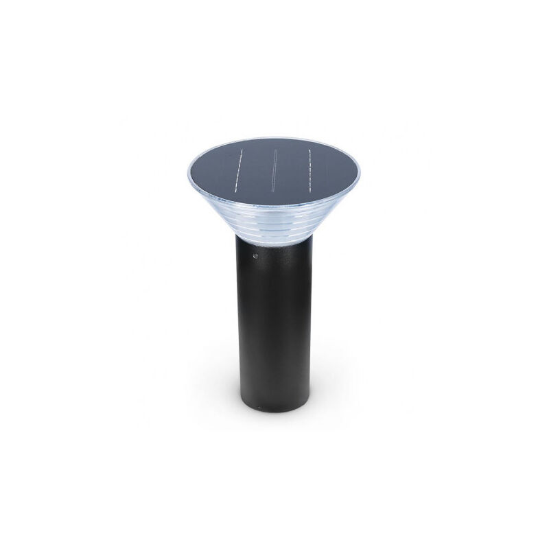 Poste Solar led Cónico 4W 420lm Estanco IP65 IK06 Ø258mm 380mm - Blanco Natural 4000K