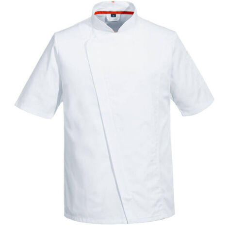Chaqueta manga corta MeshAir Pro Asymmetrical C739 XL Blanco