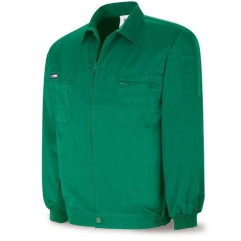 Chaqueta MARCA PL TOPLINE 488CTTOPV verde poliéster/algodón de 245 g T-456