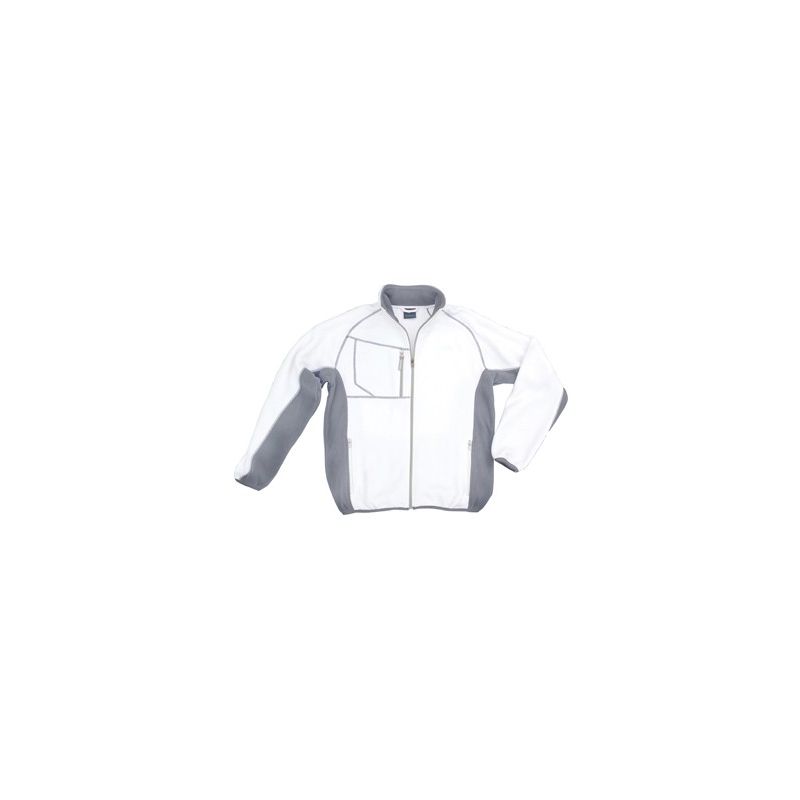 

Chaqueta Campo, Talla L, blanco/gris