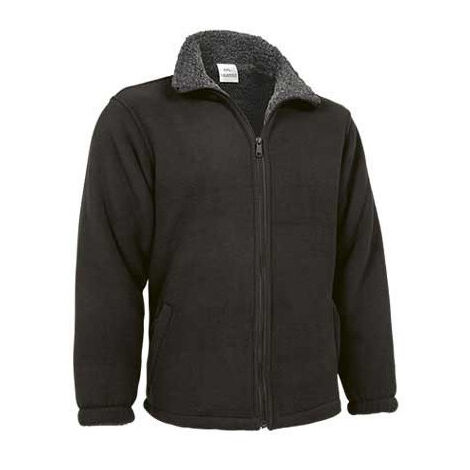 Chaqueta polar con alto aporte calórico VALENTO Siberian S Negro