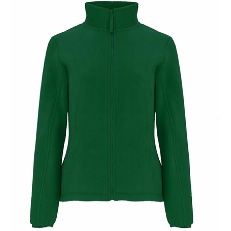 

Roly - Chaqueta polar, con cuello alto forrado y cremallera ARTIC WOMAN CQ6413 | XL - Verde botella