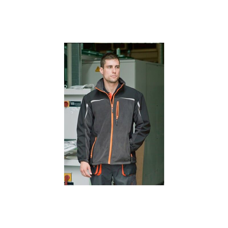 

Chaqueta forro polar Juba Dakota 967 negra-gris