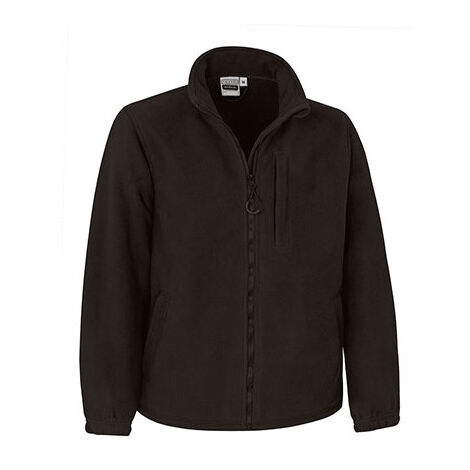 Chaqueta polar de doble densidad de cierre frontal Warrior VALENTO XL Negro