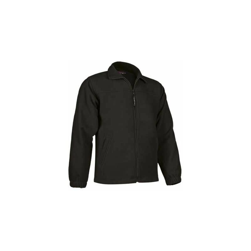 

Chaqueta polar fabricada en tejido polar antipeeling VALENTO Dakota | Negro - M