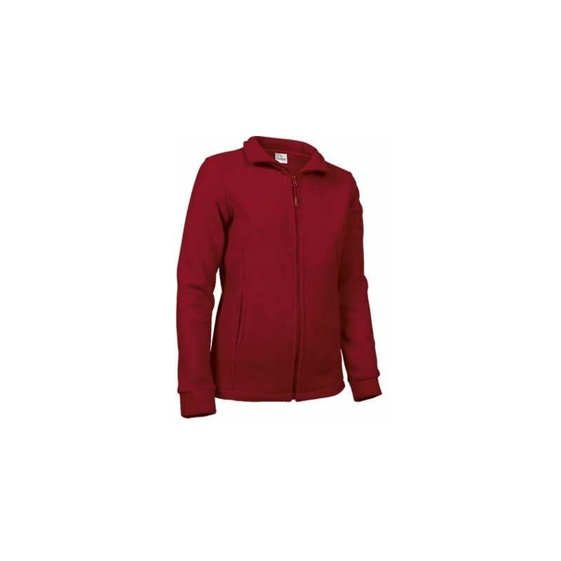 

Chaqueta polar mujer VALENTO Glace | M - Rojo loto