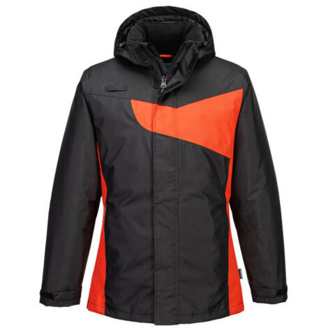 Chaqueta PW2 Winter: Elegancia y Protección en Climas Fríos / Negro Rojo / XXL