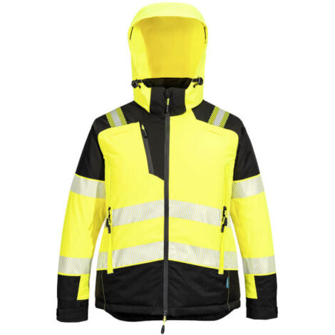 Chaqueta PW3 Alta Visibilidad para mujer de invierno T162 XS Amarillo/Negro