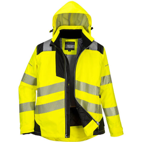 Chaqueta PW3 de Invierno para Mujer - Confort y Estilo / Naranja Negro / XS